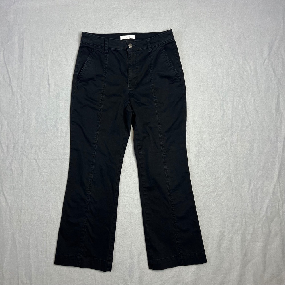LOFT Kick Flare Trouser Pant Sz 2 Crop Utility Dark Academia
